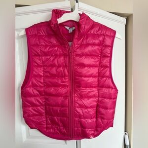 JoyLab Pink Quilted Vest